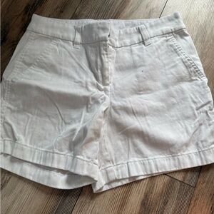 J. Crew Women's White Bermudas